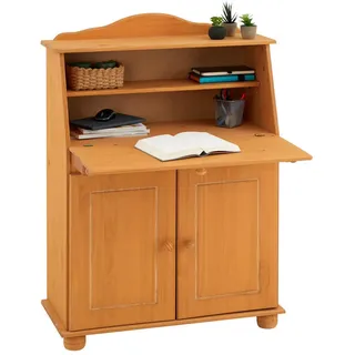 Idimex Sekretär, Kiefer, Kiefer, Holz, Kiefer, Vintage, 82x117x38 cm, FSC Mix, Arbeitszimmer, Schreibtische, Sekretäre