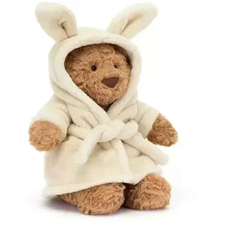 10 Zoll Jellycat Bartholomäus Bär Bademantel Plüschpuppe - Neu mit Etikett + Staubbeu