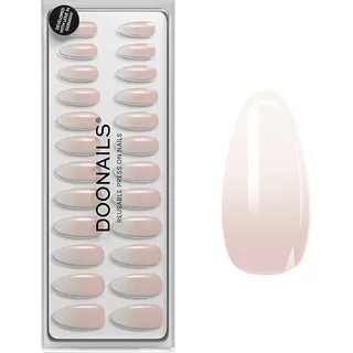 doonails ltd Doonails Soft Gel Press Ons Medium Almond - rosa