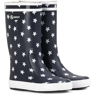 Aigle Lolly Pop Theme Gummistiefel Sterne Blau Marine 26