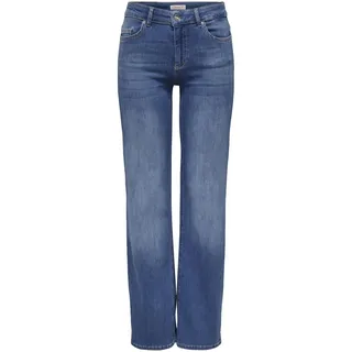 Only Blush Jeans Straight Fit in mittelblauer Waschung-XL-L34