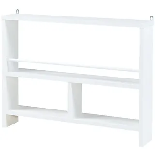 [en.casa] Wandregal Piteå 60x10,5x45cm Weiß
