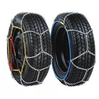 Lescars Schneeketten Größe M für Reifen 205/55 R16 u.v.m.
