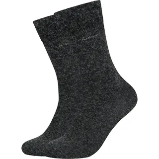 Socken CAMANO, Damen, Gr. 43-46, anthrazit melange, Obermaterial: 51% Lyocell, 27% Polyamid, 21% Wolle, 1% Elasthan, Socken Socken