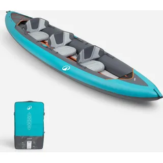 Kajak aufblasbar Drop Stich Hochdruckboden 2/3-Sitzer - 100+ blau blau No Size