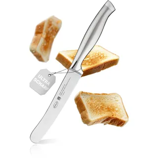 Rösle Frühstücksmesser Basic Line, Hochwertiges Buttermesser oder Brotzeitmesser zum Schneiden und Bestreichen von Brötchen oder Brot, Klingenspezialstahl, Edelstahl 18/10, ergonomischer Griff