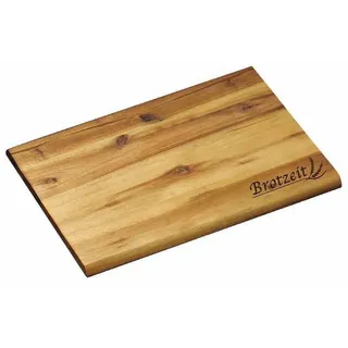 KESPER Brotzeitbrett Akazienholz 10-tlg. 32 x 21 x 1,5 cm Braun