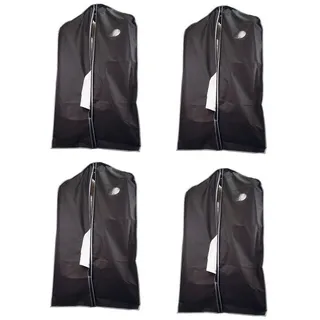 Macma Kleidersack 4x Kleiderschutzhülle / mit Sichtfenster und Reißverschluss / Farbe: s