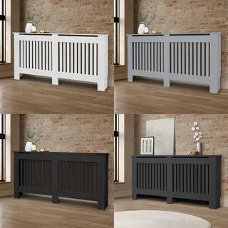 ECD Germany Heizungsabdeckung Heizkörperverkleidung MDF