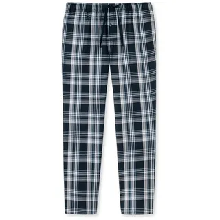 SCHIESSER Herren Lange Schlafhose Web - Mix + Relax Pyjama Bottoms, Dunkelblau-gem._163842, 48 EU