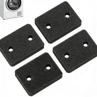 ZXBBTZ 4 Stück Sockelfilter für Miele T1 Trockner 9164761 Trockner Filter 207 X 157 X 30mm Miele Trockner Sockelfilter Filter Ersatz-Filterschwamm für Miel Wäschetrockner Sockelfilter Zubehörset
