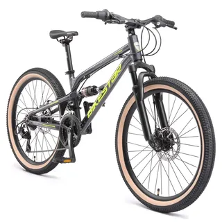 Bikestar MTB 24 Zoll RH 31 cm schwarz