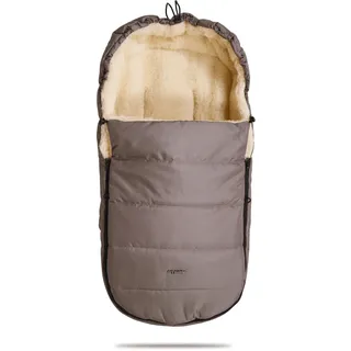 my junior® ThermoWool 2in1 Fußsack 100% Schurwolle, reflektierend, wasserabweisend (Hazel Harmony)