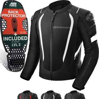 SHIMA Mesh Pro 2.0 Motorradjacke Schwarz/Weiß S