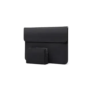 HYZUO 15-16 Zoll Laptophülle Laptop Hülle Tasche Kompatibel mit MacBook Pro 16, M4/M3/M2/M1 Pro/Max A3403 A3186 2025-2019, MacBook Pro 15 2015-2012, XPS 15,mit Zubehörtasche, Schwarz-H