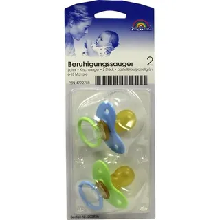 Baby Frank Kirschform Latex 6-18 Monate 2 Stk. pastellblau-pastellgrün