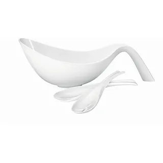 Villeroy & Boch Salat-Set 3tlg. Porzellan Weiß