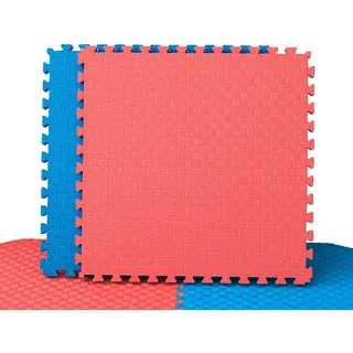 Odin Floor Guards Fitnessboden 1000 x 1000 x 30 mm Rot/Blau