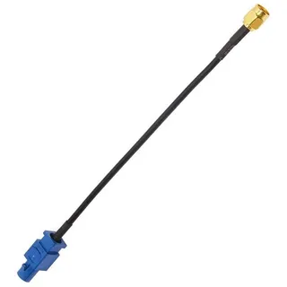 bolwins H70S SMA auf Fakra C Kabel - Auto GPS Antennenadapter Kabel - SMA Stecker auf Fakra C Stecker für Fahrzeug, LKW, SUV - 24cm Pigtail Kabel - GPS Empfänger Adapter