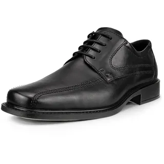 ECCO New Jersey, Herren Derby Schnürhalbschuhe, Schwarz (1001BLACK), 41 EU (7.5 Herren UK)