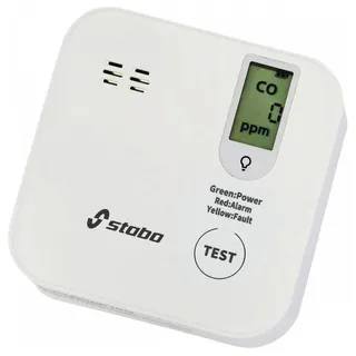 Stabo CO-Alarm IV Kohlenmonoxid-Melder batteriebetrieben detektiert Kohlenmonoxid