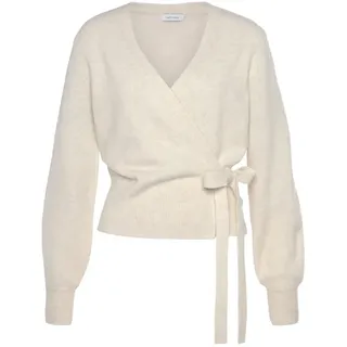 LASCANA Wickelstrickjacke Damen Beige 48/50