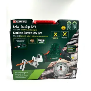 Parkside PAAS 12 A2 Akku Astsäge 12V Säbelsäge in Koffer NEU OVP ohne Akku