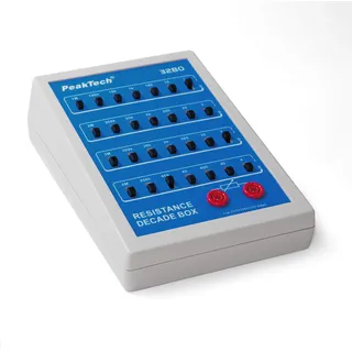 Peaktech Widerstandsdekade 1 11.111 MΩ mit 1Ω Auflösung, 1 Stück, P 3280