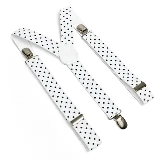 Trimming Shop Herren Hosenträger Mit Schwerlast Stark Metall Clips Verstellbar Y-Stil Hosenträger 2.5cm Breit Elastisch, Mode Zubehör für Hochzeit Party