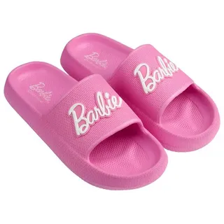 Barbie Badeschuhe Damen Hausschuhe Badelatschen Schlappen rosa 35-36 EU