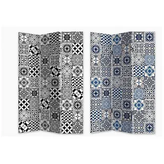 Hti-Living HTI-Line Paravent Muster Raumteiler Sichtschutz Trennwand Marokko