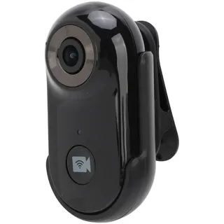 Actionkamera 1080P, 2MP Sportkamera mit Rückenclip, Videoaufnahme, 90° Weitwinkel, Bodycam, Kleine Hunde- und Katzen-Actionkamera für Drinnen und Draußen (Black)