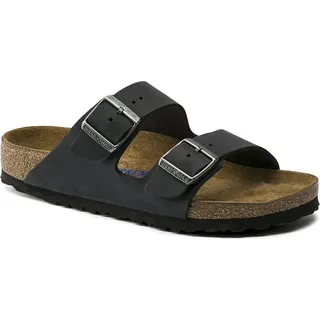 Birkenstock Arizona Weichbettung Naturleder geölt schwarz 44