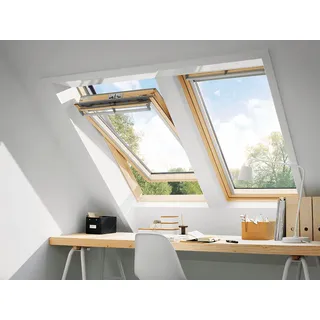 VELUX Dachfenster GGL SK06 114 x 118 cm grau Thermo