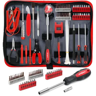 Hi-Spec 56-teiliges Profi-Werkzeugset für Elektronik-Reparatur - Inkl. Präzisionsbits (PH/PZ/Pentagon), Ratschenschraubendreher & Magnetbithalter - Ideal für Handy, Laptop, PC & Konsolen