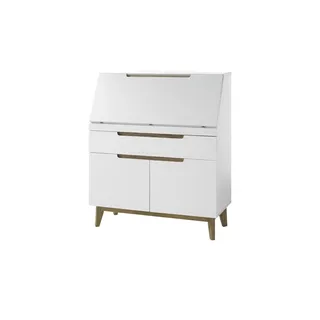 MCA Furniture Sekretär Casoria , weiß , Maße (cm): B: 97 H: 113 T: 40.0