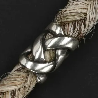 Drachensilber Bartperle 925 Silber keltisch Bartschmuck - Silber