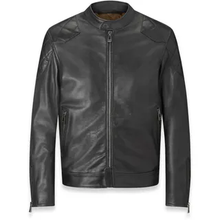 Belstaff Centenary Outlaw Pro Motorrad Lederjacke, schwarz, Größe M für Männer