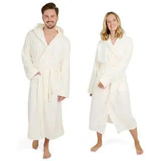 Blumtal Bademantel Weiß L