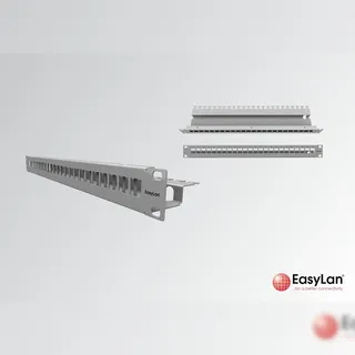 EasyLan CKVPL0101E Patchpanel 19'' 1HE 24x Keystone