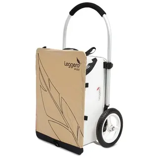 Leggero Trolley Max - Einkaufswagen beige/marine