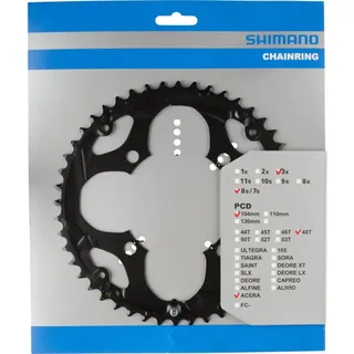 Shimano Kettenblatt 48Z SCHWARZ ACERA FC-M361
