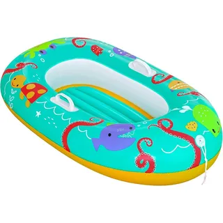 BESTWAY Schlauchboot Tropical Crew 34009 110 x 64 x 25 cm Grün/Mehrfarbig
