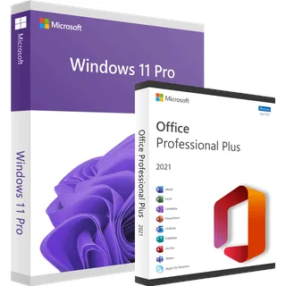 Microsoft Office 2021 Professional Plus & Windows 11 Professional (Sparpaket)