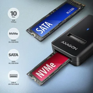 AXAGON ADM2-AM - SATA SSD Adapter - 10cm