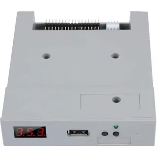 CoreParts 3.5" 1,44 MB USB SSD Diskettenlaufwerk-Emulator, grau, 34-polige Diskettentreiberschnittstelle, 5 V DC