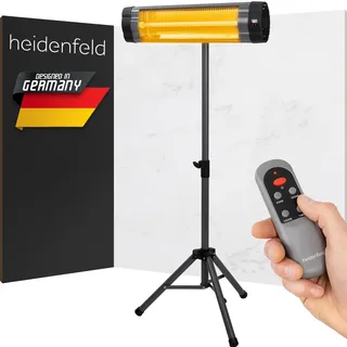 Heidenfeld IH100 Infrarot Heizstrahler 2,5 kW Edelstahl