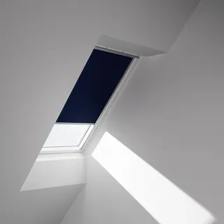 VELUX Verdunkelungsrollo DKL F06 1100 uni dunkelblau/aluminium