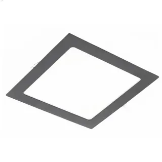 Aigostar Eckige LED Einbauleuchte 18W schwarz Aluminium 224 x 224 x 22mm 1520 Lumen Warmweiß