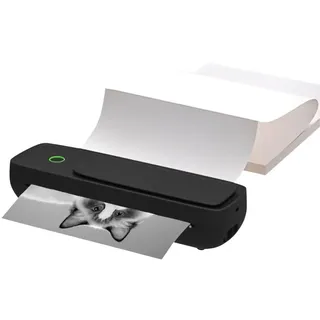 A4 Mobiler Drucker, Bluetooth Thermodrucker mit A4 Papier Mobiler Tragbarer Drucker mit Android und iOS Handy Thermodrucker,für Unterwegs Unterstützt 210 x 297mm A4 Bluetooth Drucker für Büro,Studium